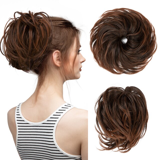 Straight Bun Bun Hairpieces