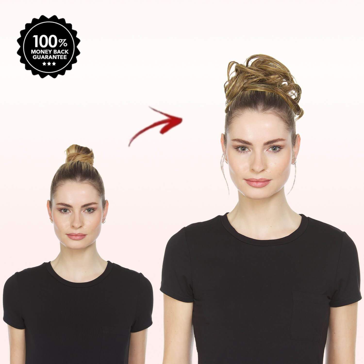 Chignon désordonné instantané