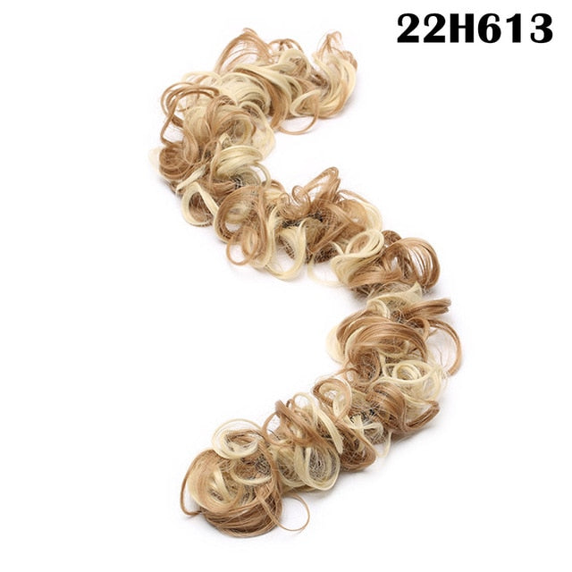 Long Curly Chignons Hair Extension Wrap